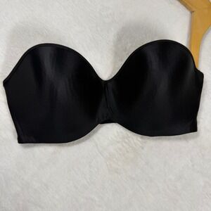 Self Expressions by Maidenform Black Strapless Underwire‎ Bra 36DD 05032